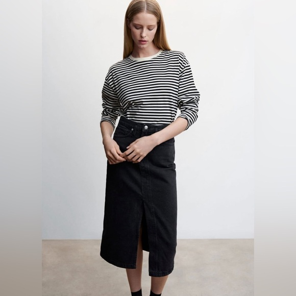 Mango Black Maxi Skirt - Picture 5 of 15